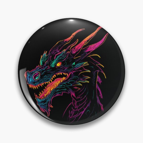 Item preview, Neon color dragon designed and sold by Elitegraff.
