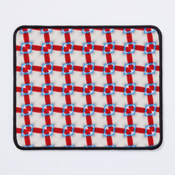 Item preview, A pattern of red and blue squares designed and sold by johndesign88.