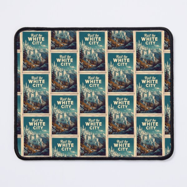 Item preview, Visita la Ciudad Blanca - Cartel de viaje vintage - Fantasía designed and sold by Fenay Designs.