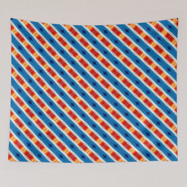 Item preview, A blue and red pattern designed and sold by johndesign88.