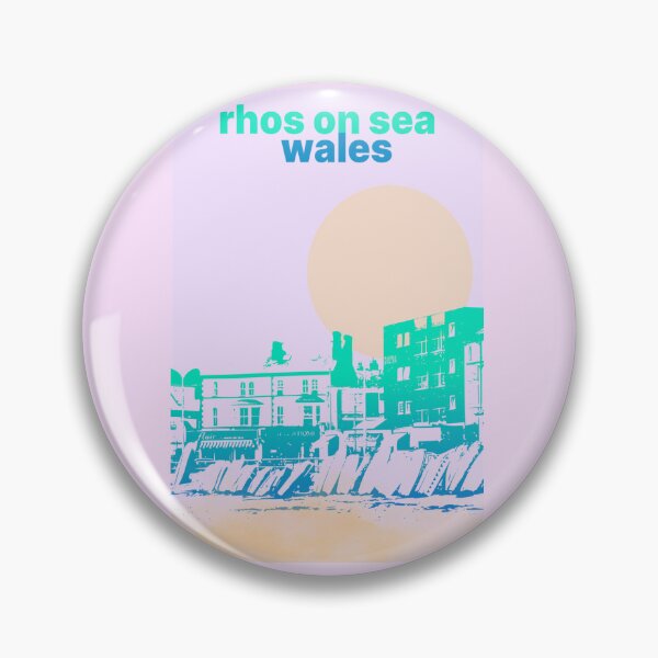 Item preview, RHOS ON SEA WALES VINTAGE TRAVEL POSTER designed and sold by Marni Scofidio Desi9ns.