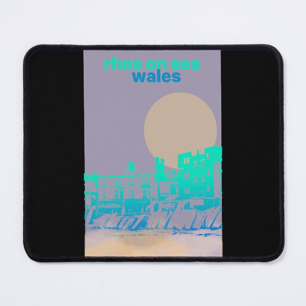 Item preview, RHOS ON SEA WALES VINTAGE TRAVEL POSTER designed and sold by Marni Scofidio Desi9ns.