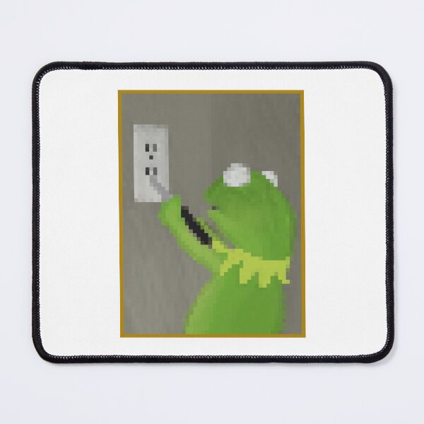 Item preview, Electric Kermit - Meme Pixel Art designed and sold by rilesbo.