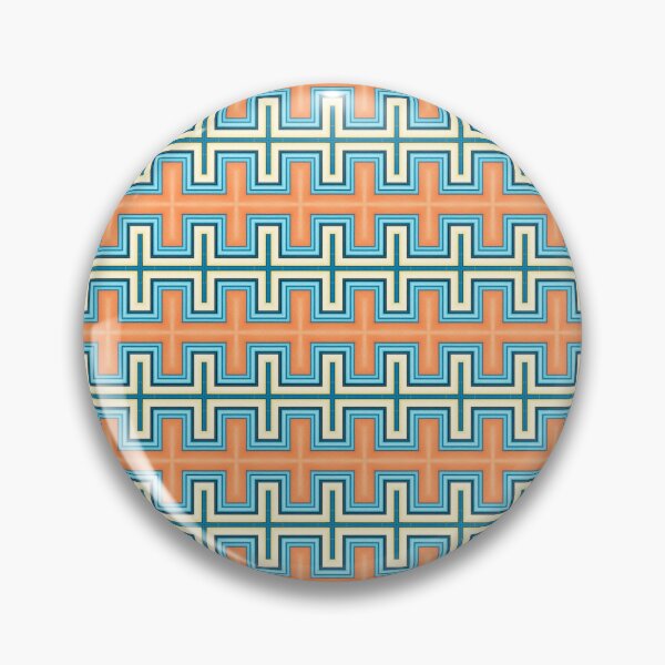 Artikelvorschau, Ein Muster aus blauen und orangefarbenen Linien entworfen und verkauft von johndesign88.