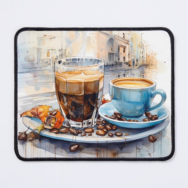 Item preview, Coffee Watercolors Art designed and sold by Khun-Teera.