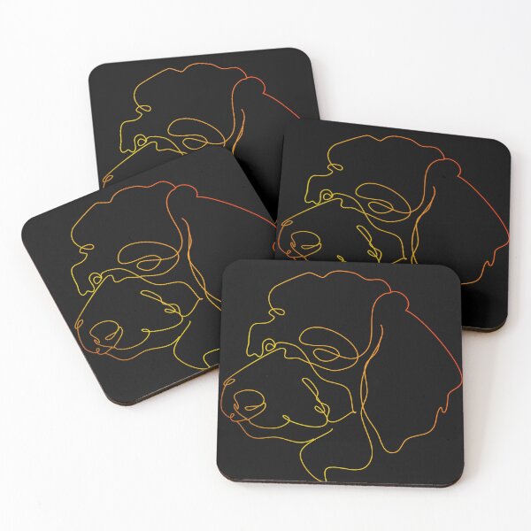 Item preview, Poodle line art colorful designed and sold by hemp3x.