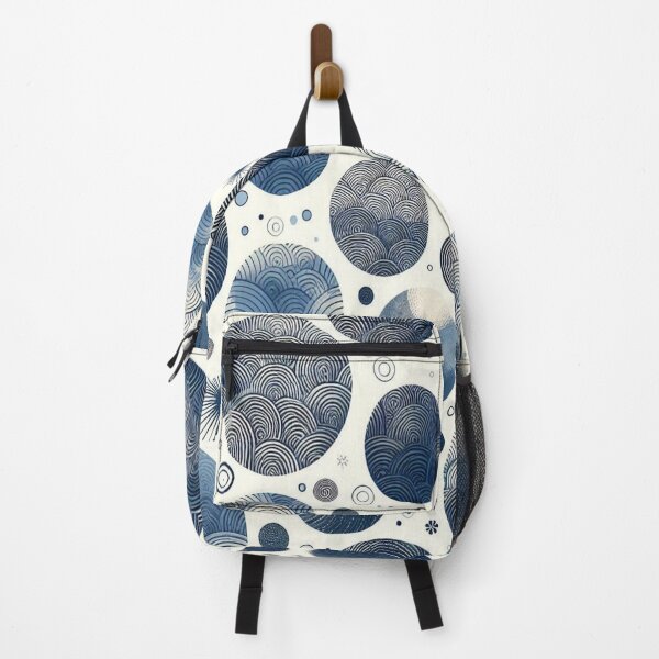 Item preview, Terrazzo - Blue Round Abstract Marble Texture ; Pattern designed and sold by PatternInArt.