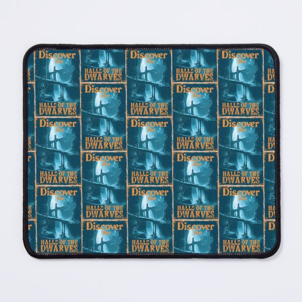 Item preview, Discover the Halls of the Dwarves - Vintage Travel Poster - Fantasy designed and sold by Fenay Designs.
