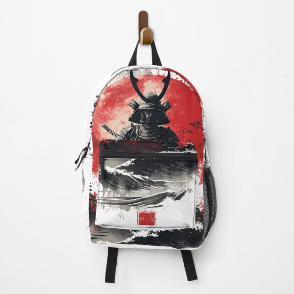Item preview, Samurai Standoff: Majestic Warrior Amidst a Crimson Dawn designed and sold by ShogunStyle.