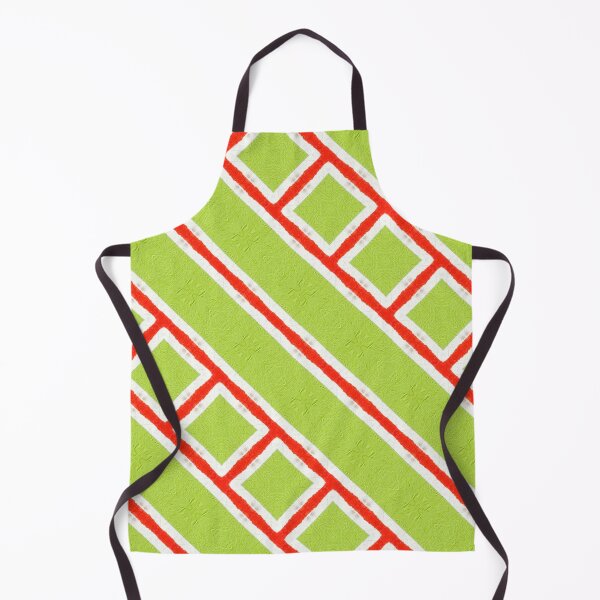 Item preview, A green and red striped pattern designed and sold by johndesign88.