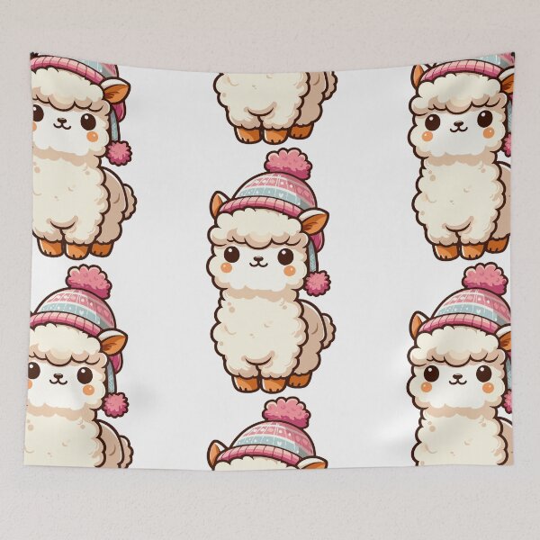 Item preview, Alpaca with Hat designed and sold by ArtfulWeave.
