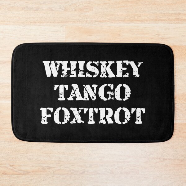 Item preview, WTF Whiskey Tango Foxtrot in White designed and sold by AnnSign.