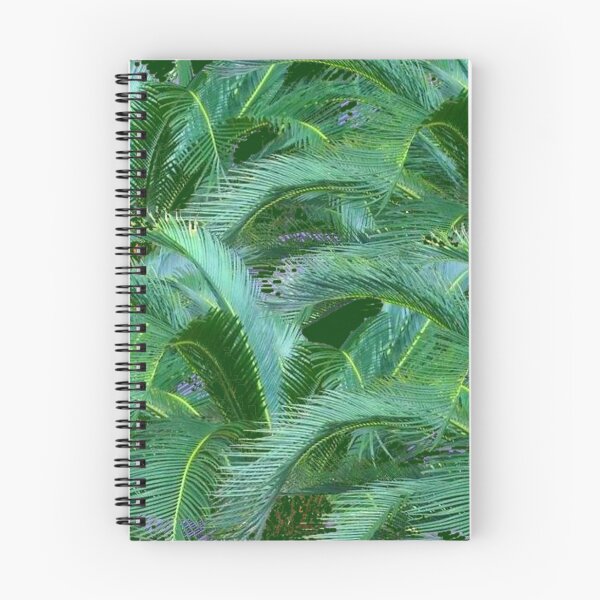 Item preview,  ABSTRACTED BLUE-GREEN  TROPICAL PALMS   designed and sold by sharlesart.