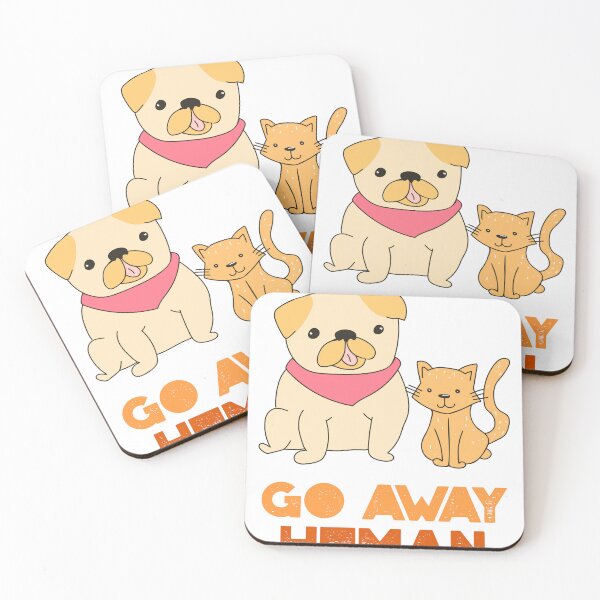 Item preview, GO AWAY HUMAN designed and sold by Taans-Creation.