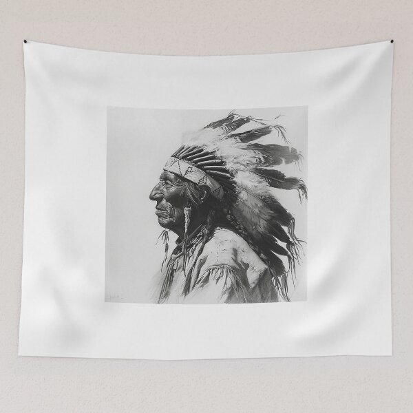 Item preview, Native American Retro Classic Art designed and sold by redstar19.