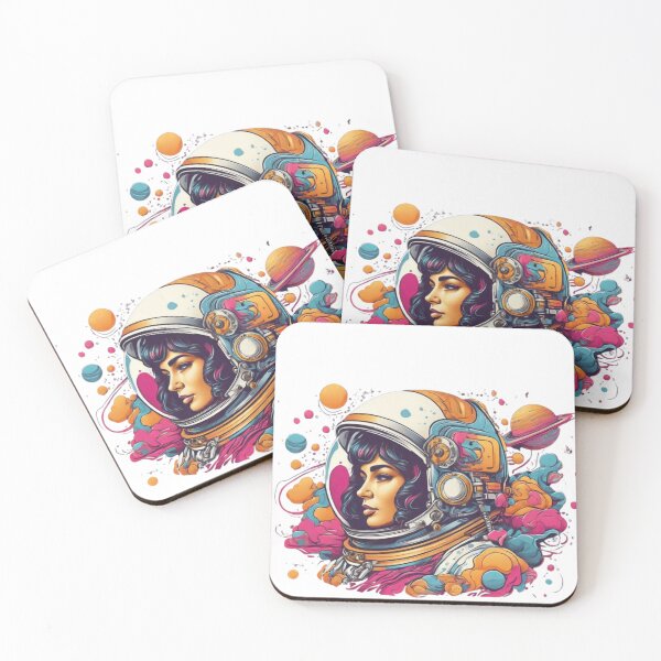 Item preview, a boy in astronaut, Full body floating in the space, photographing the space, designed and sold by Bitty777.