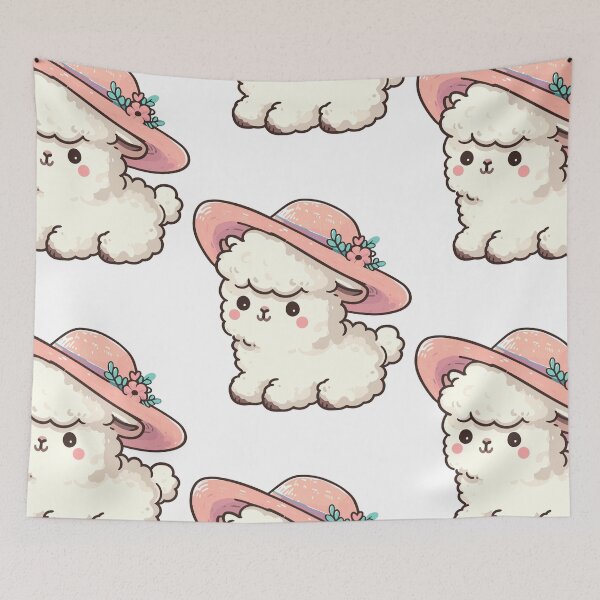 Item preview, Cool Alpaca in Hat designed and sold by ArtfulWeave.