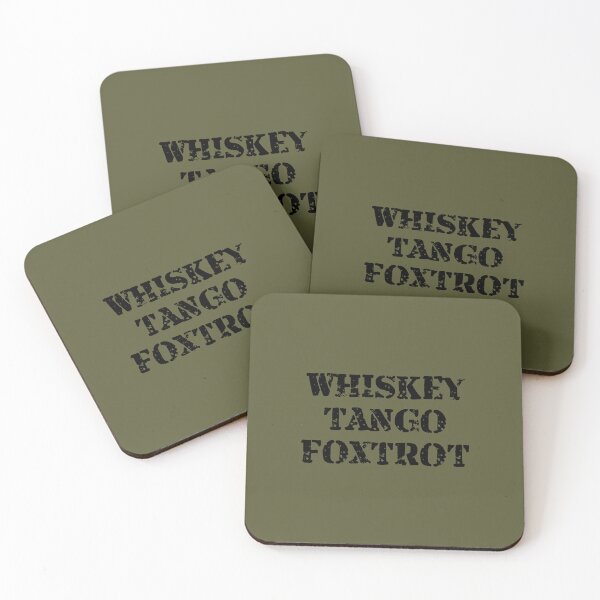 Item preview, WTF Whiskey Tango Foxtrot in Black designed and sold by AnnSign.