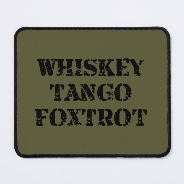 Item preview, WTF Whiskey Tango Foxtrot in Black designed and sold by AnnSign.