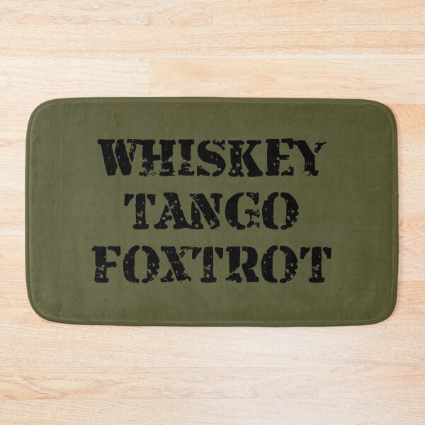 Item preview, WTF Whiskey Tango Foxtrot in Black designed and sold by AnnSign.