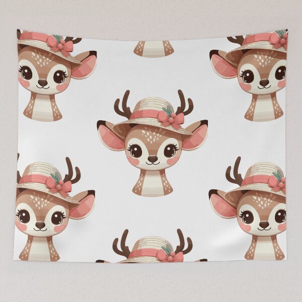Item preview, Cool Antelope in Hat designed and sold by ArtfulWeave.