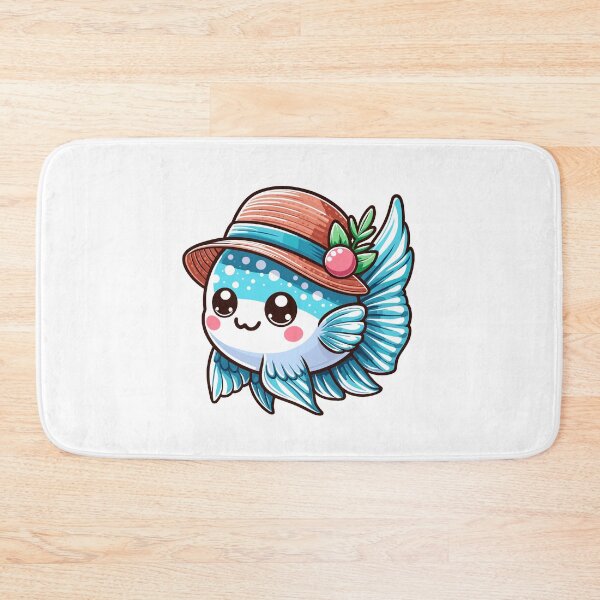 Item preview, Angelfish with Hat designed and sold by ArtfulWeave.