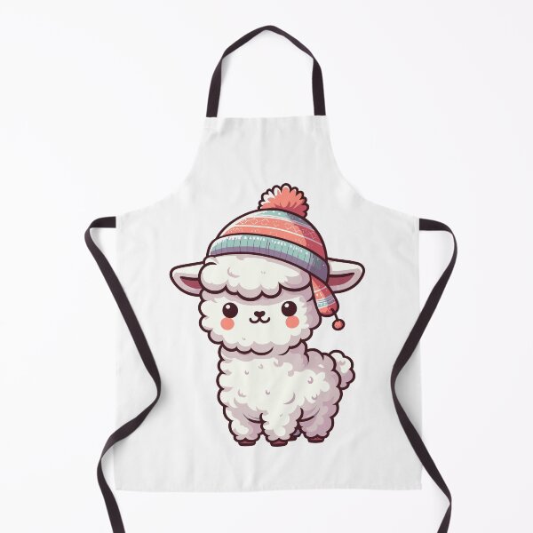 Item preview, Stylish Alpaca with Hat designed and sold by ArtfulWeave.