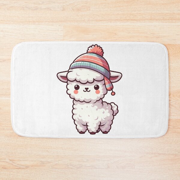 Item preview, Stylish Alpaca with Hat designed and sold by ArtfulWeave.