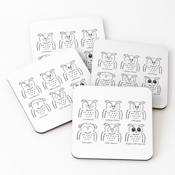 Item preview, Owl Coffee chart designed and sold by ComPott.