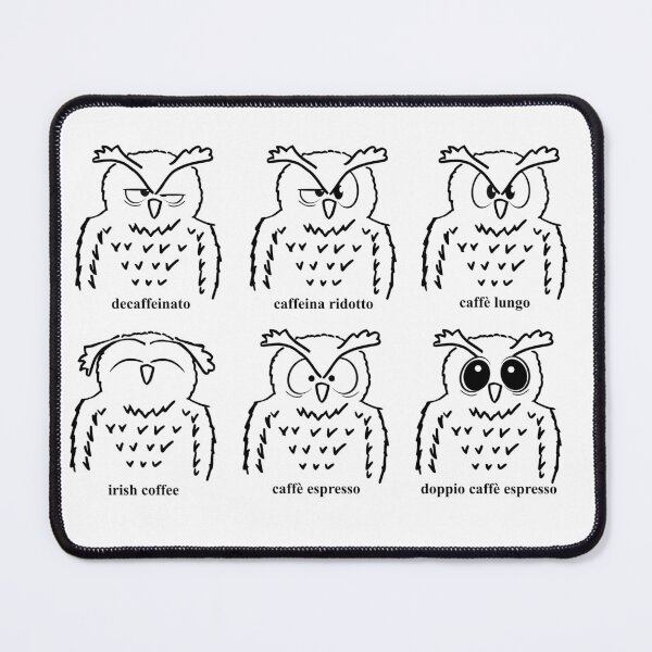 Item preview, Owl Coffee chart designed and sold by ComPott.