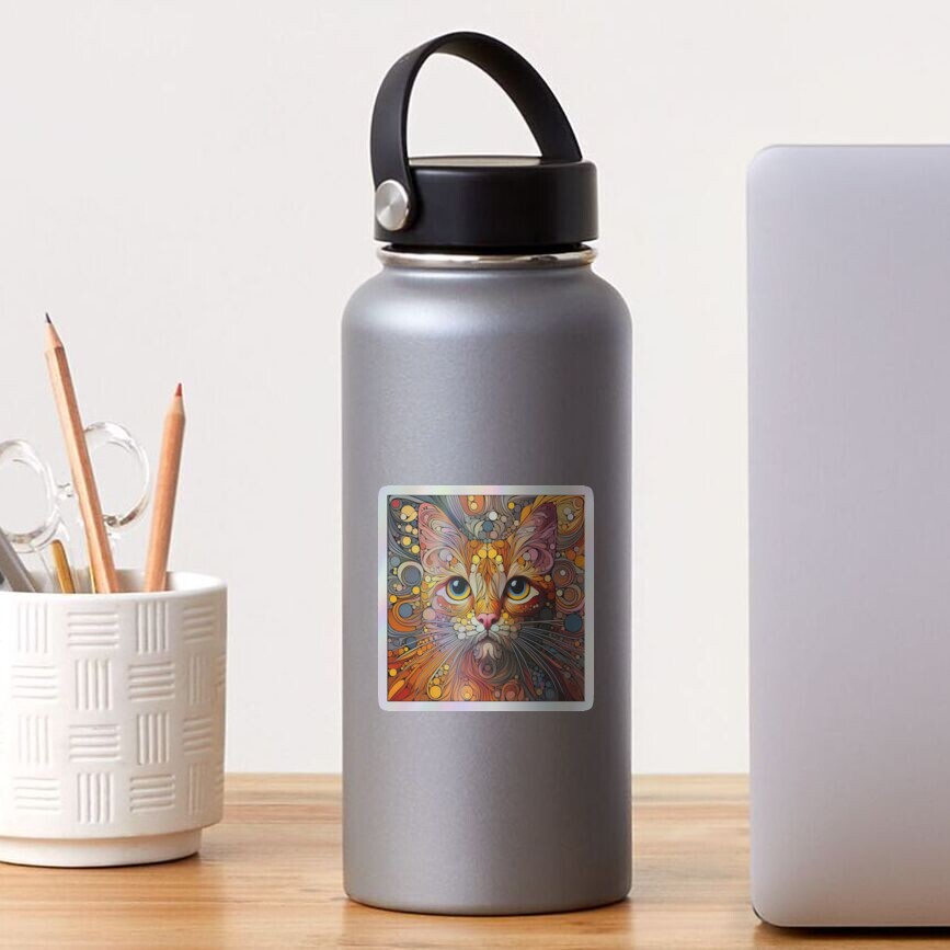 Artikel-Vorschau von Holografischer Sticker, designt und verkauft von BastKittyStore.