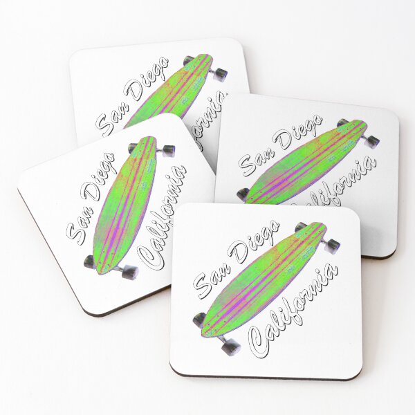 Item preview, San Diego California Skateboard, Long board, Skater, Southern California designed and sold by BubbaCommerce.