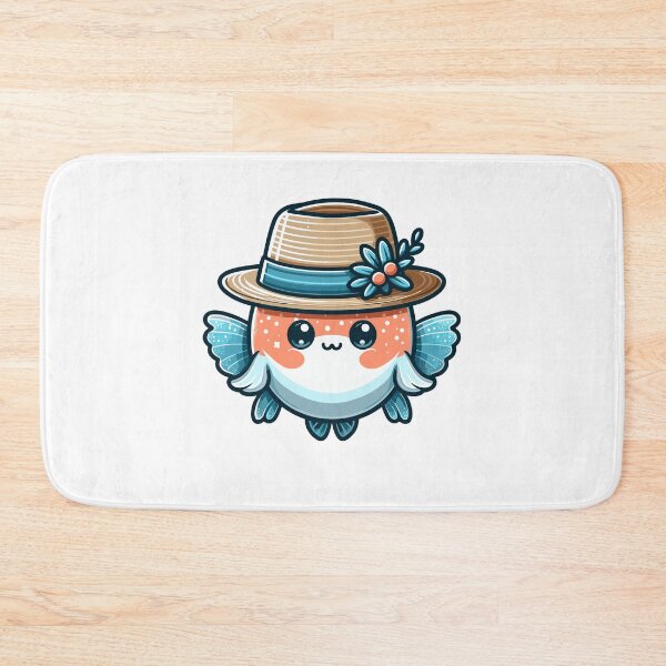 Item preview, Cool Angelfish in Hat designed and sold by ArtfulWeave.