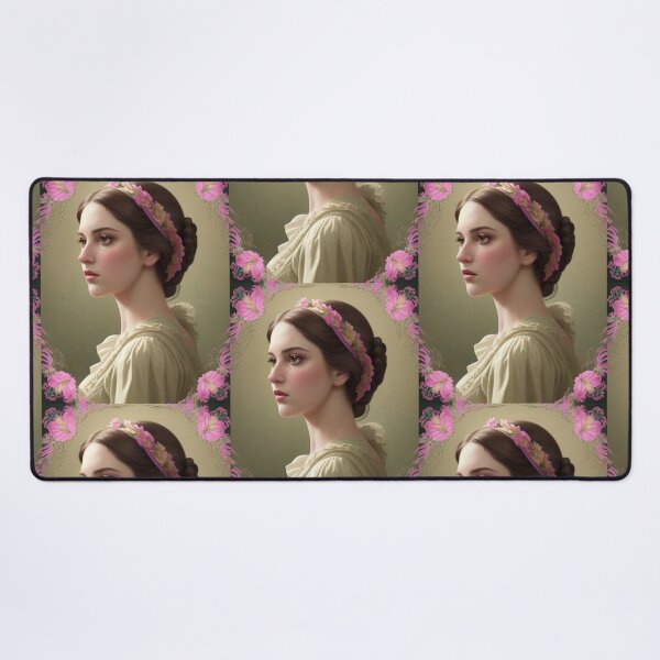 Item preview, Portrait of a young girl in medallion designed and sold by sabellet.