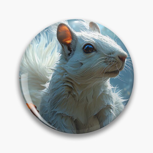 Item preview, Cute White Squirrel, Wildlife Art for all Animal Lovers designed and sold by WILDEVIOLET.
