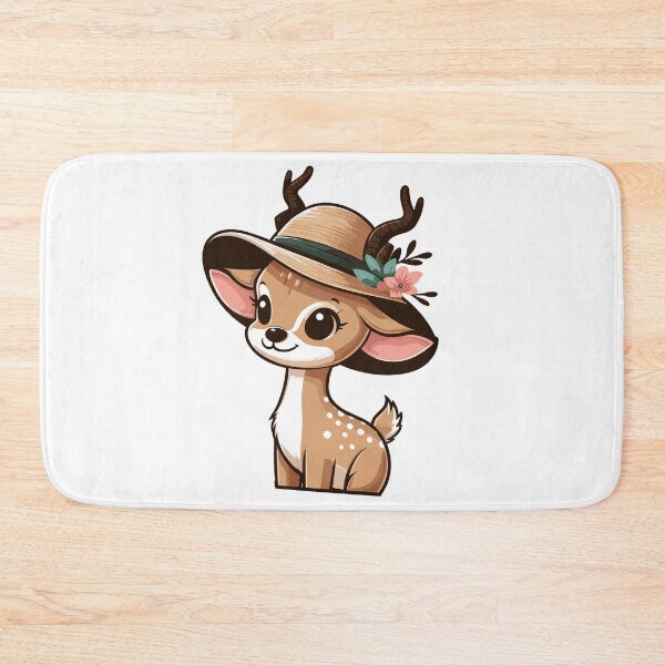 Item preview, Stylish Antelope with Hat designed and sold by ArtfulWeave.