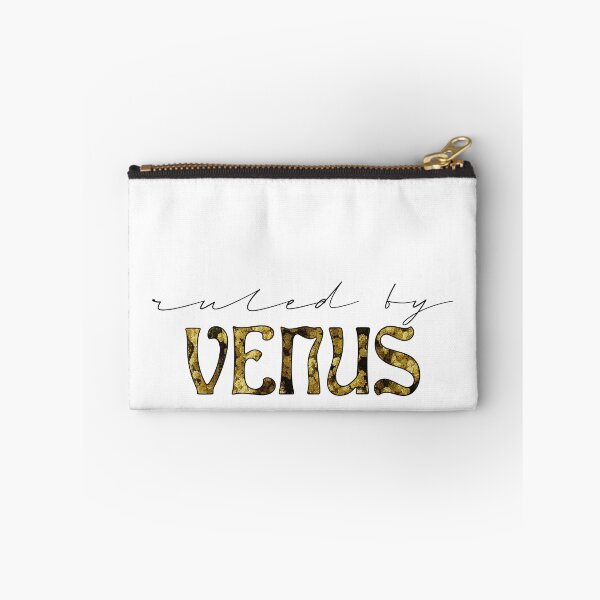 Item preview, Ruled by Venus - yellow flowers & black text designed and sold by jadeandmoth.