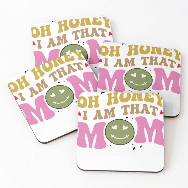 Item preview, Oh Honey - Sassy & Sweet Mom Statement Graphic designed and sold by FabledCanvas.