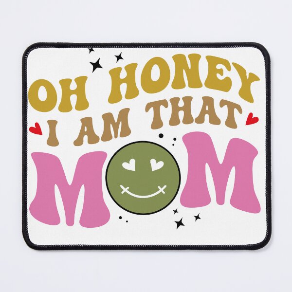 Item preview, Oh Honey - Sassy & Sweet Mom Statement Graphic designed and sold by FabledCanvas.