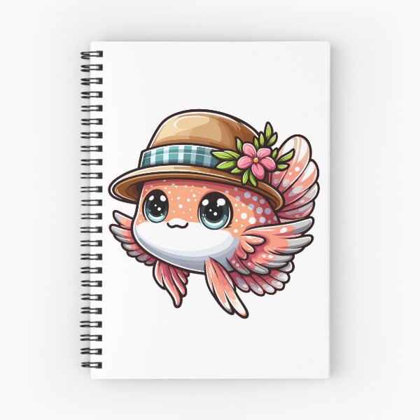 Item preview, Stylish Angelfish with Hat designed and sold by ArtfulWeave.