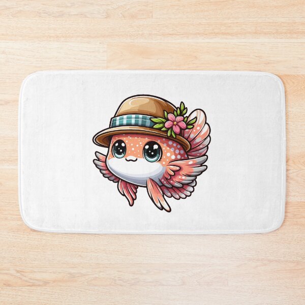 Item preview, Stylish Angelfish with Hat designed and sold by ArtfulWeave.