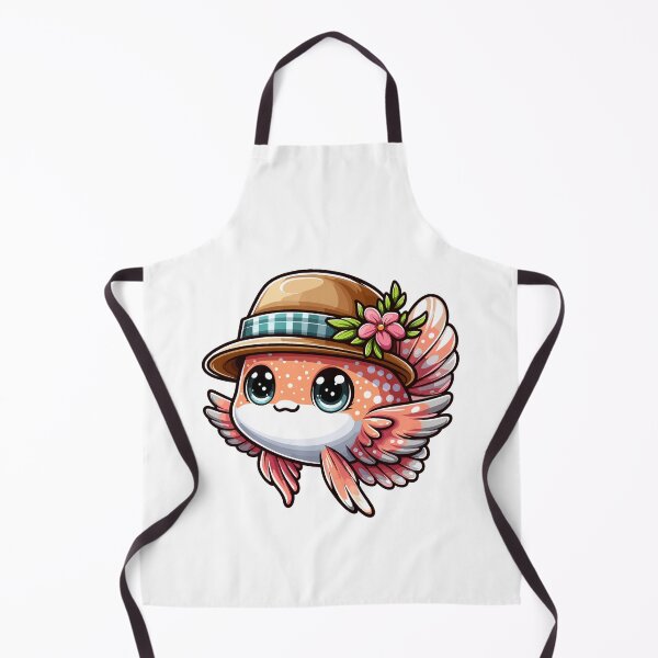 Item preview, Stylish Angelfish with Hat designed and sold by ArtfulWeave.