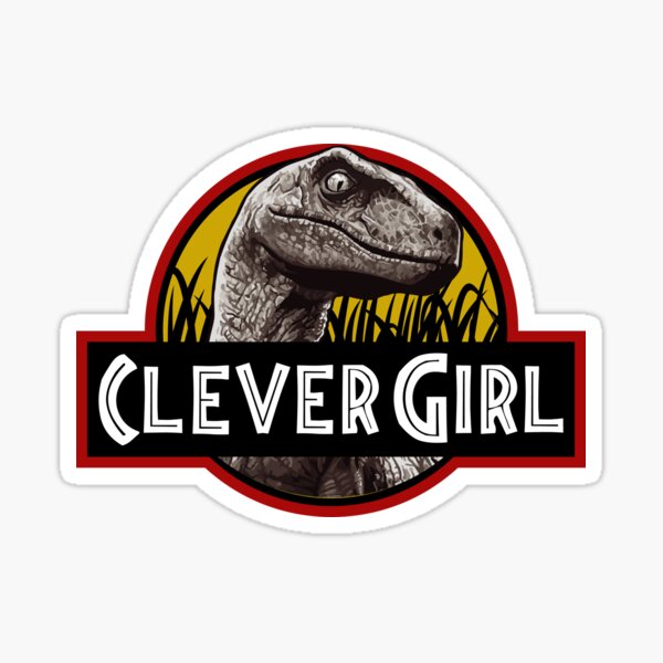 Item preview, Jurassic Park "Clever Girl" Print designed and sold by Jenah Smeg.