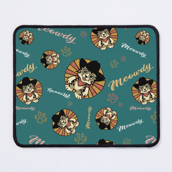 Item preview, Meowdy Kitten Cute Design| Cat with Cowboy Hat Meme | Funny Retro Cat Western style illustrations designed and sold by themichetti.