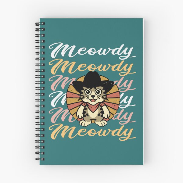Item preview, Meowdy Kitten Cute Design| Cat with Cowboy Hat Meme | Funny Retro Cat Western style illustrations designed and sold by themichetti.