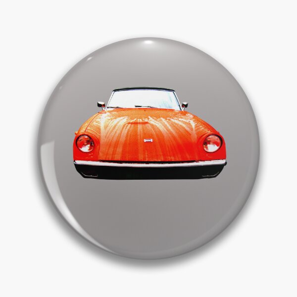 Item preview, Jensen Healey 1970s classic British sports car high contrast red designed and sold by soitwouldseem.
