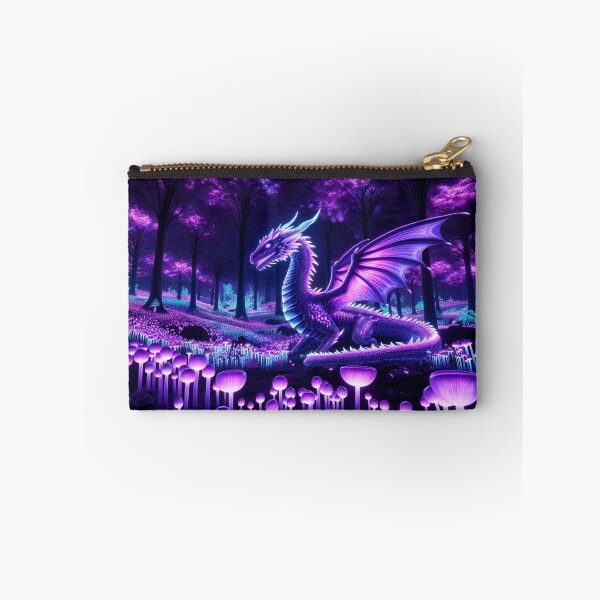 Item preview, Enchanted Forest: Bioluminescent, Purple Dragon Dreamscape designed and sold by Fantasy Masterpiece.