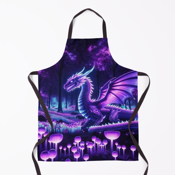 Item preview, Enchanted Forest: Bioluminescent, Purple Dragon Dreamscape designed and sold by Fantasy Masterpiece.