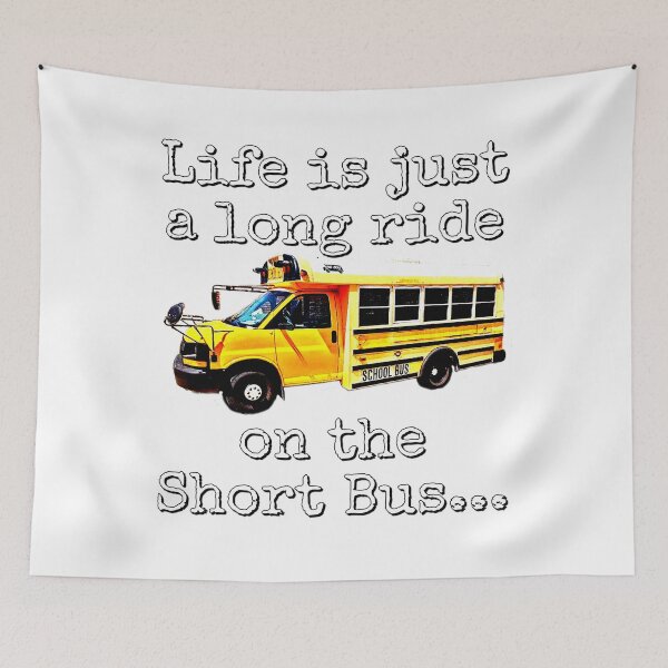 Item preview, Short Bus, I Survived Riding the Short Bus, School Bus, Short Bus Rider designed and sold by BubbaCommerce.