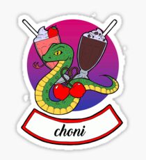 Serpent and Cherry Sticker